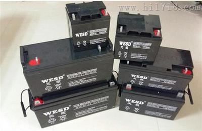 WESD蓄电池WD55-12/12V55AH无敌授权代理