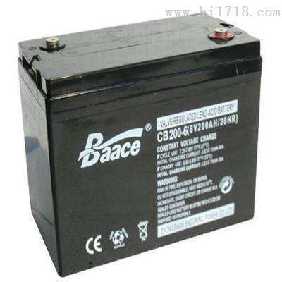 Baace贝池6GFM40蓄电池12V40AH规格尺寸