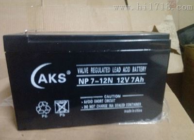 奥克松AKS蓄电池NP7-12/12v7ah型号尺寸