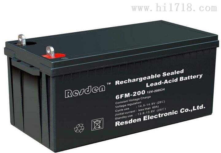 Resden6FM-75雷斯顿蓄电池12V75AH价格厂家