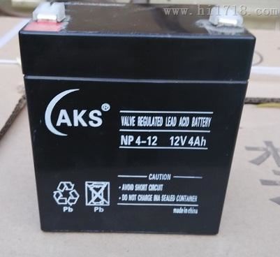 AKS蓄电池NP7-12奥克松12v7ah型号尺寸