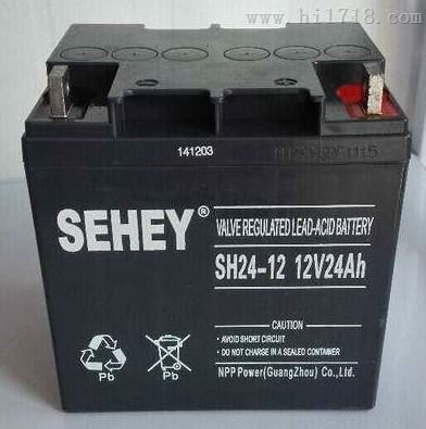 SEHEY蓄电池西力SH24-12/12V24AH价格