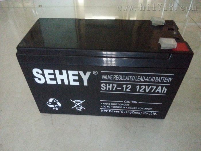 SEHEY蓄电池SH7-12/12V7AH经销商