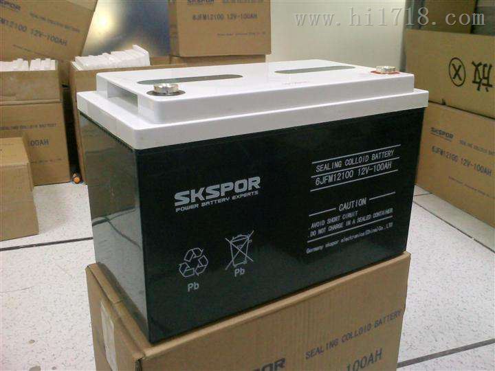 SKSPOR6GFM1250蓄电池12V50AH厂家