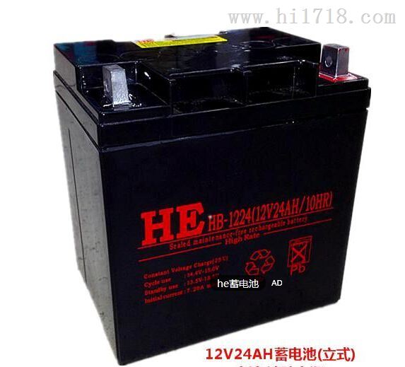 HE蓄电池HB-1265 12V65AH总经销商