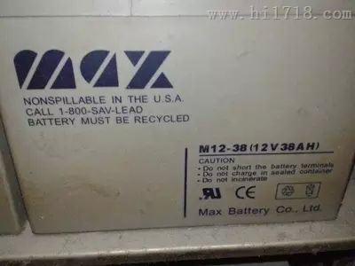 MAX蓄电池M12-70 12V70AH规格参数