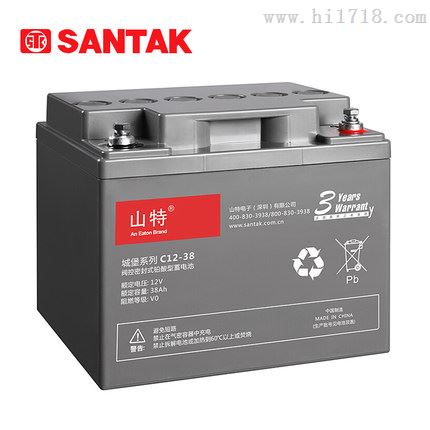 SANTAK山特蓄电池12V38AH C12-38