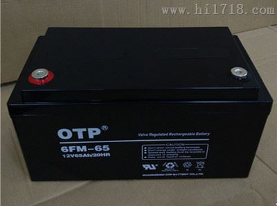 欧托匹OTP12V65AH蓄电池6FM-65厂家授权