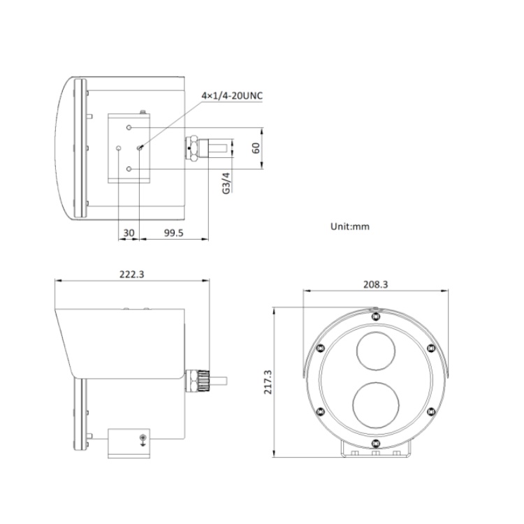 DS-2XE6646FWD-LZSJM尺寸图.jpg DS-2XE6646FWD-LZSJM尺寸图.jpg