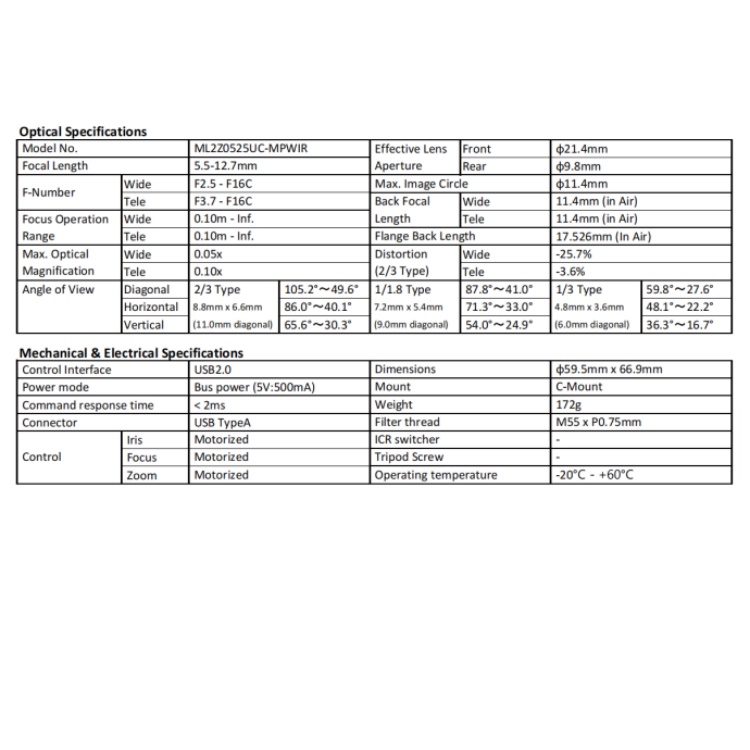 ML2Z0525UC-MPWIR详细技术参数.jpg ML2Z0525UC-MPWIR详细技术参数.jpg