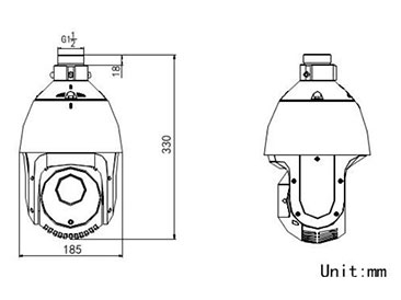 海康DS-2DE5120I-A 130万5寸红外球型摄像机