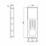 海康威视DS-KD9203-Y1 4.3寸人脸识别门口机