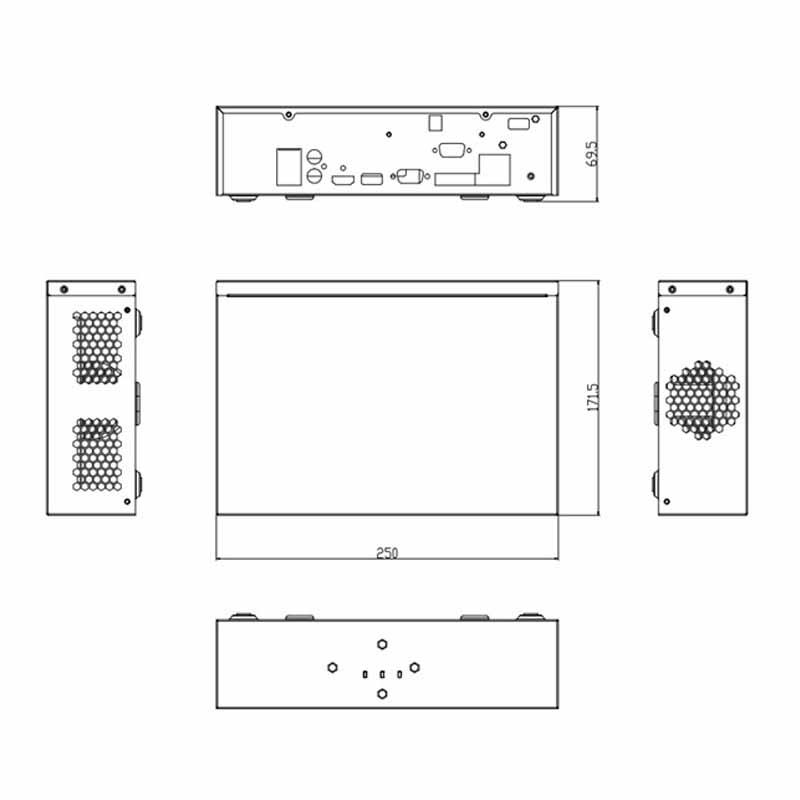 海康威视iDS-6708NX/PW人脸识别监控主机