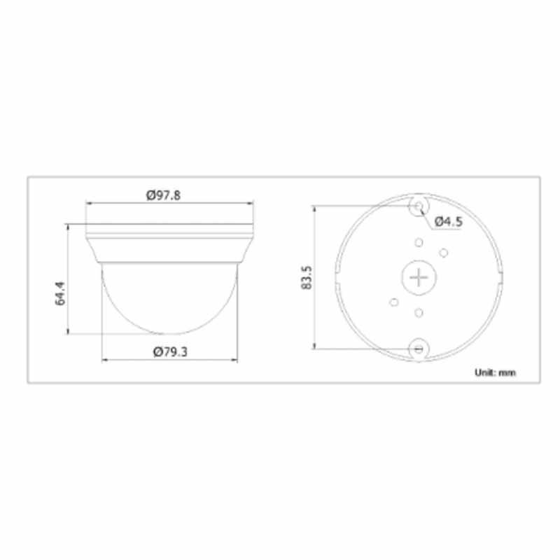 海康威视DS-2CE55A2P定焦半球模拟摄像机