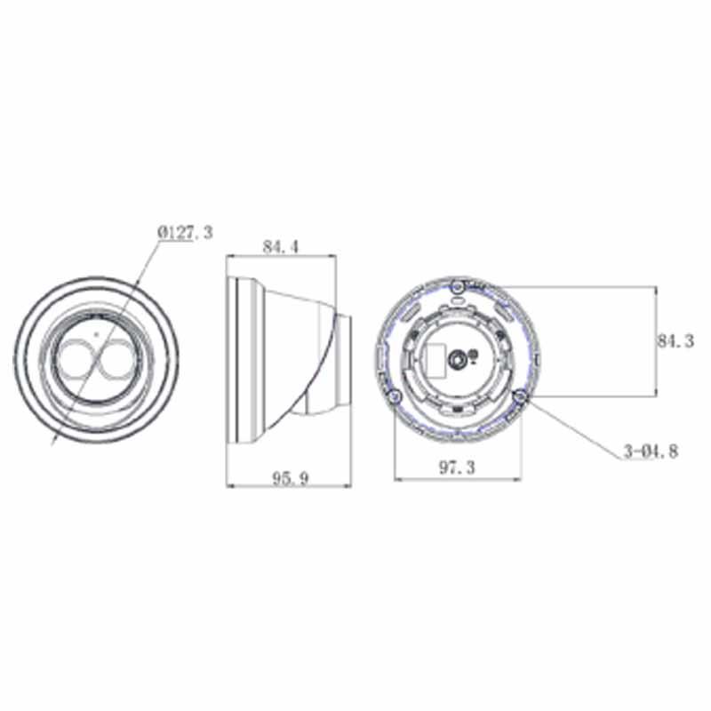 海康DS-2CD3325F-I(D)200万红外网络摄像机