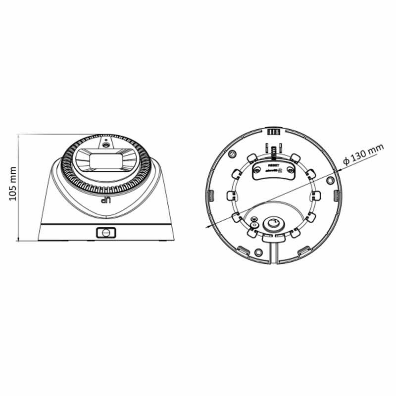 海康-NP-V1W 400万火点探测安消智能摄像机