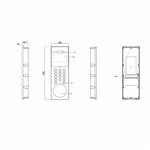 海康威视DS-KDJ801 4.3寸人脸单元门口机