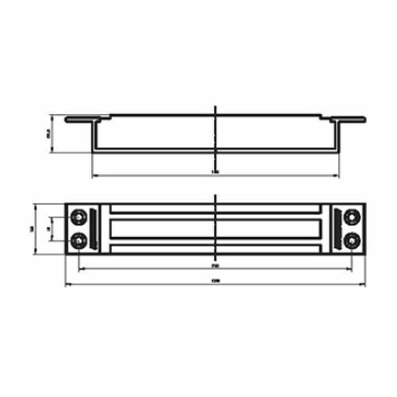 海康威视DS-K4H258SN埋入式磁力锁