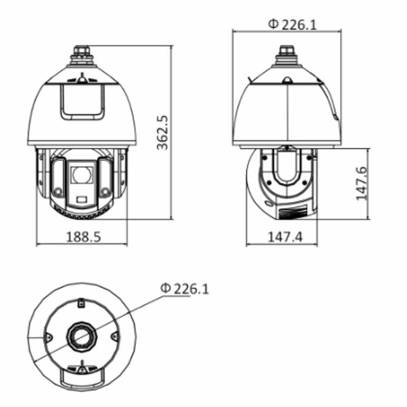 海康威视iDS-2DC7S220MW-AB 200万双眸球机