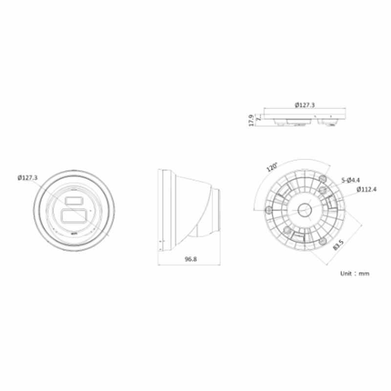 海康威视DS-2CD3346WDV3-I 400万网络球机