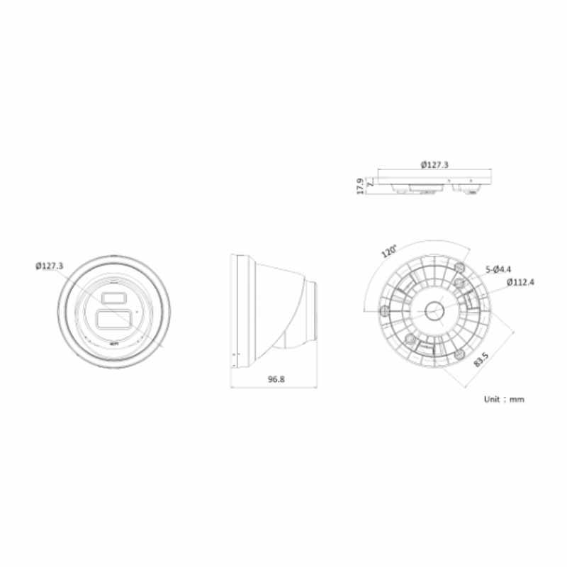 海康DS-2CD3356WDV3-I 500万网络摄像机