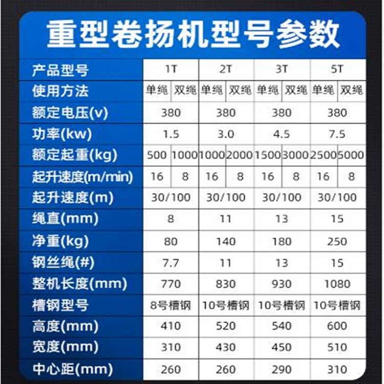 卷扬机  型号:KM01- 3T