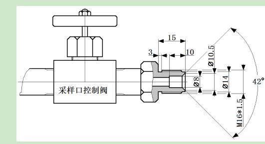 双层高温保温气体采样器JN3001F库号M179907 