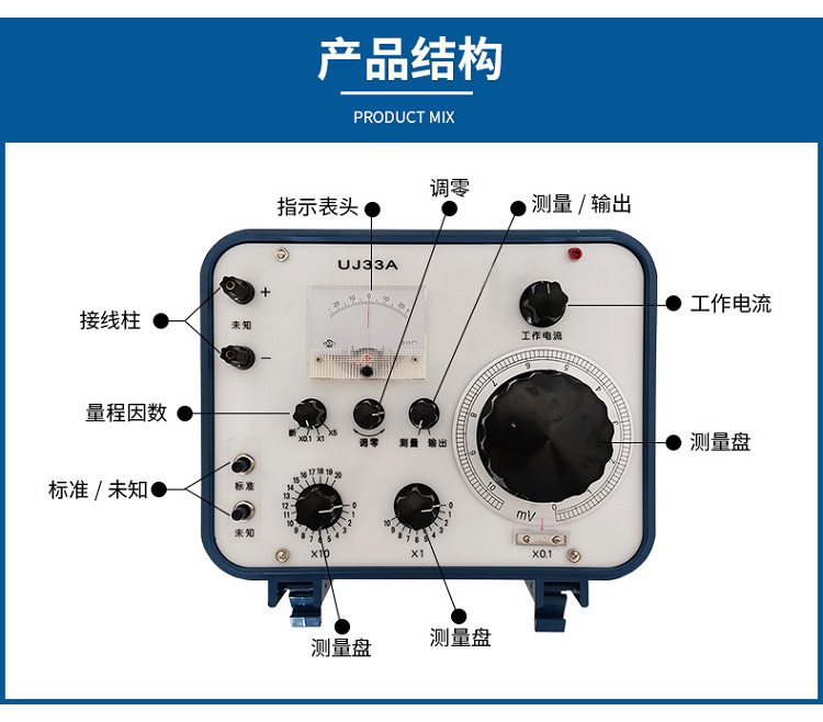 数字式电位差计 型号UJ33D-3库号：M318069 