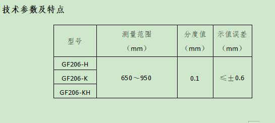 车辆车钩中心高度测量尺GF206-K库号M63226 