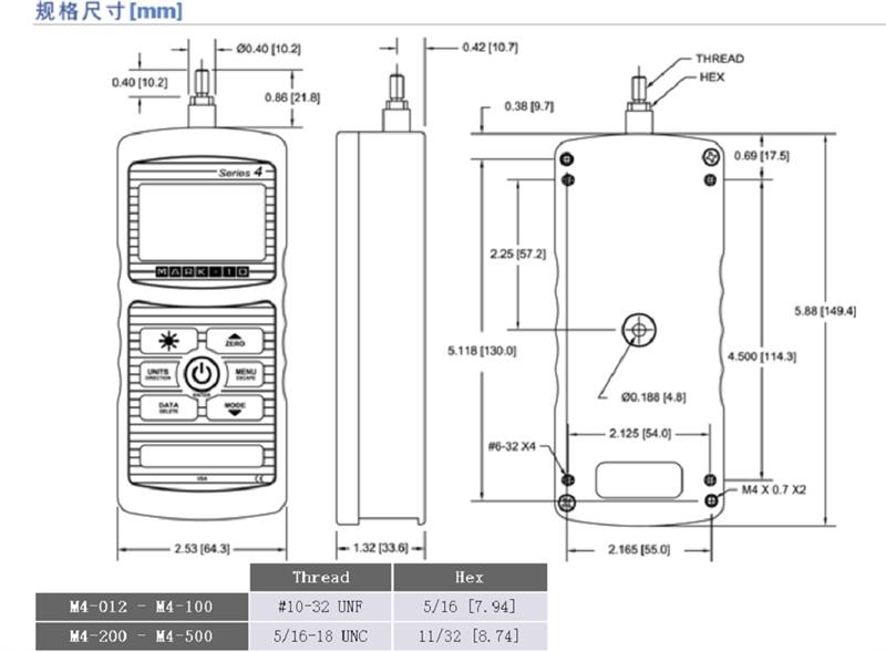 美国MARK-10系列拉力计M4-50库号M338026