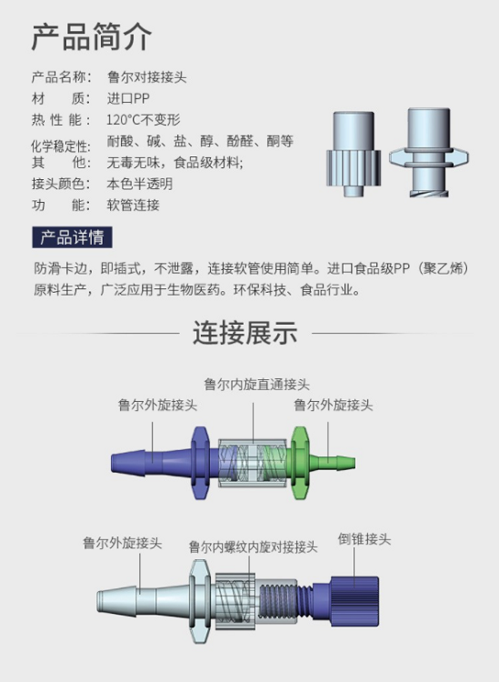 鲁尔对接接头型号RH-2G/RH-2M库号M109652 