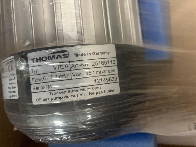 托马斯真空泵 型号ZY166-VTE6库号D387479