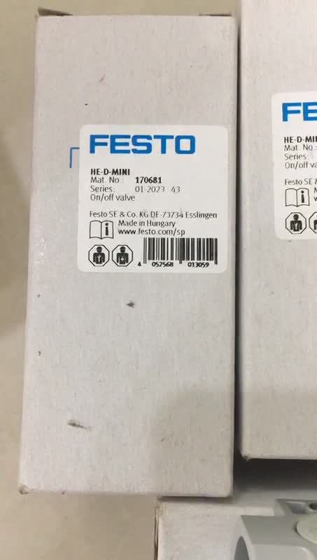 FESTO软启动阀使用参数HE-D-MINI