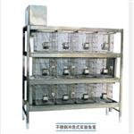 不锈钢双面水冲式兔笼 型号:JV222-RB35-15
