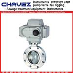 美国CHAVEZ查韦斯进口电动衬氟蝶阀法兰