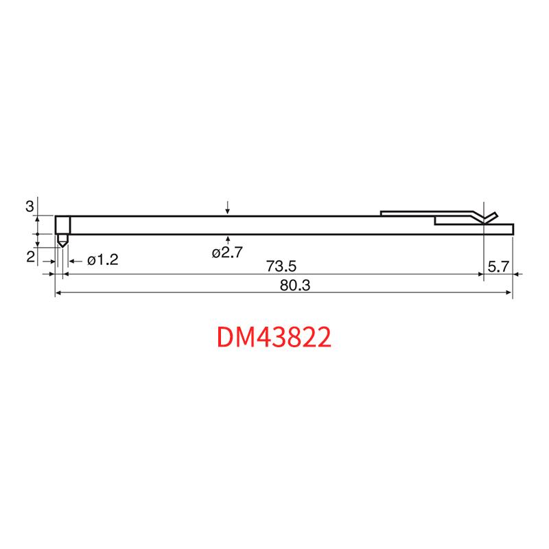 ACCRETECH东京精密粗糙度仪测针DM43822