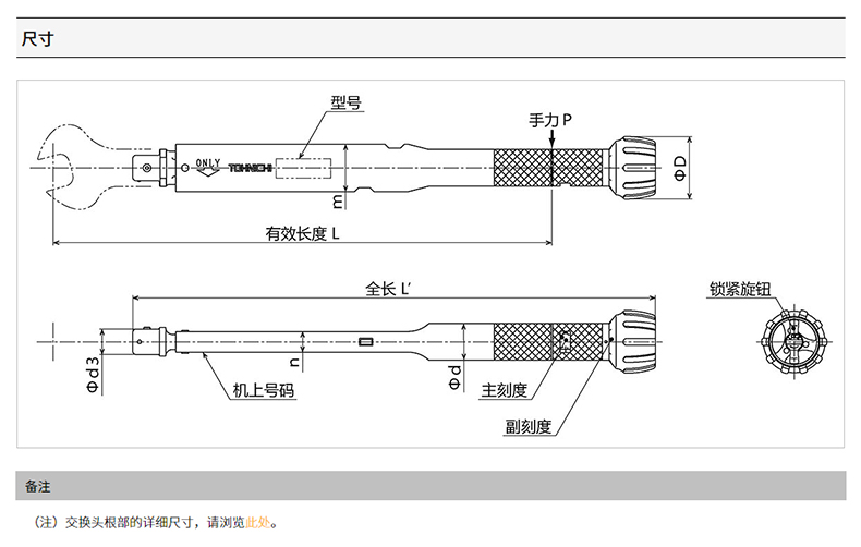 TOHNICHI东日开口扭力扳手CL15NX8D