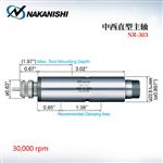 NAKANISHI中西电动主轴NR-303