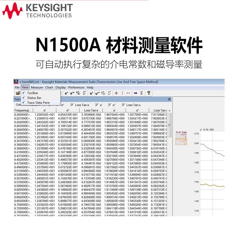 是德Keysight材料测试软件N1500A-005