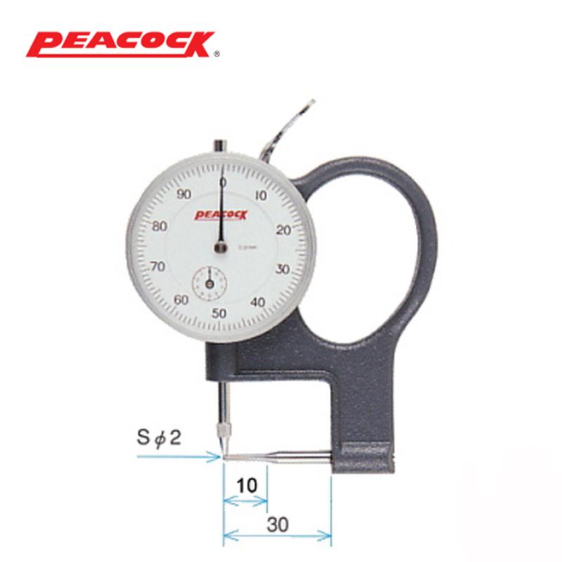 日本 PEACOCK孔雀表盘测厚仪P-1