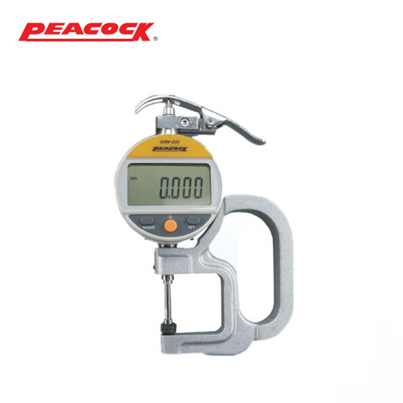 日本 PEACOCK孔雀手持式厚度计G2N-255