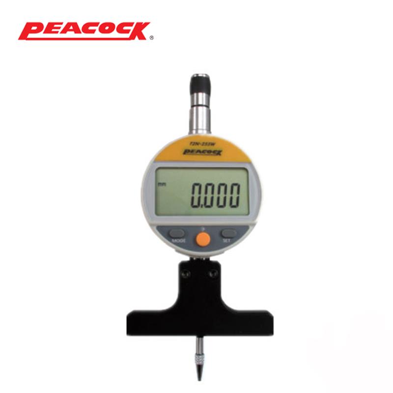 日本 PEACOCK孔雀数显深度计T2N-255W