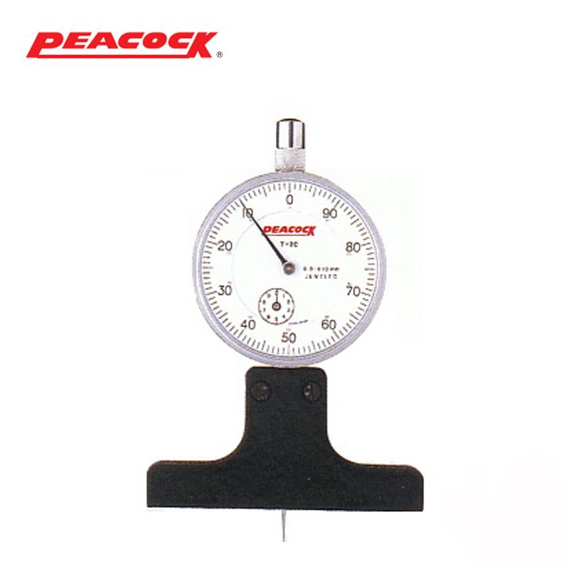 日本 PEACOCK孔雀表盘深度计T-2C