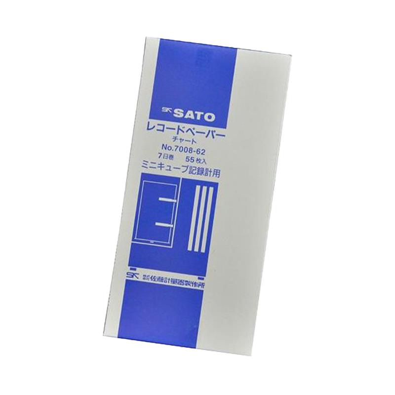 日本 SATO佐藤温湿度记录纸7008-62