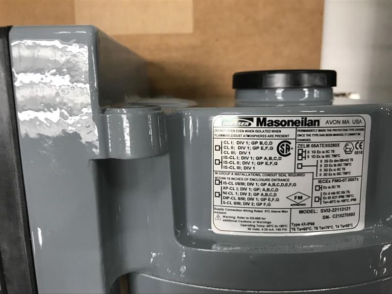 Masoneilan定位器 SVI2-22113121