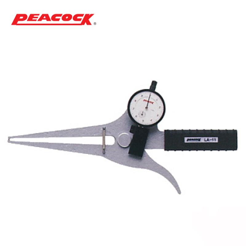 日本 PEACOCK孔雀百分表卡尺LA-11