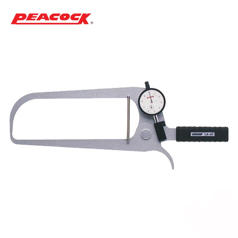 日本 PEACOCK孔雀百分表卡尺LA-21