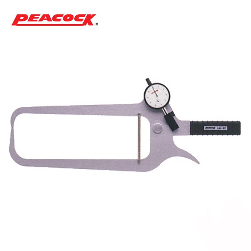 日本 PEACOCK孔雀百分表卡尺LA-22