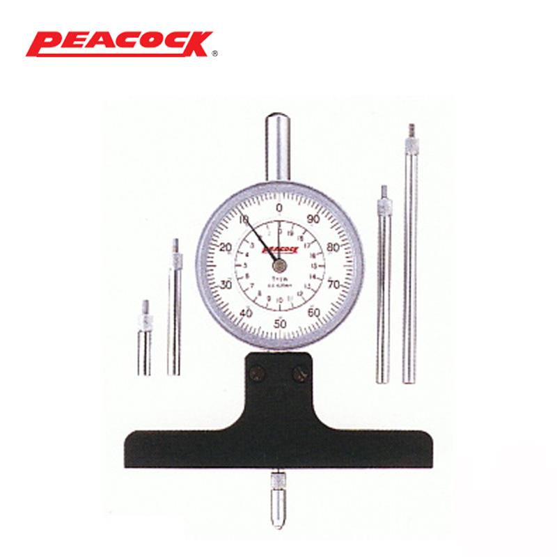 日本 PEACOCK孔雀表盘深度计T-1W 