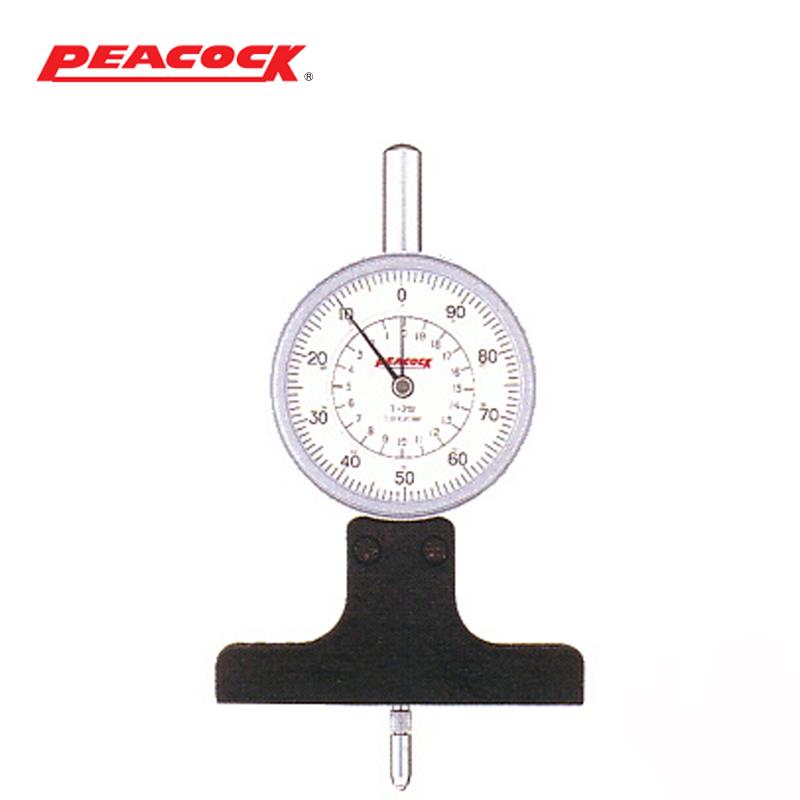 日本 PEACOCK孔雀表盘深度计T-2W